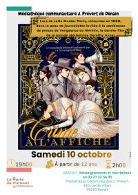 13 sam 10 oct 26 Crime à l'affiche 8clos