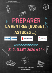 PRÉPARER LA RENTRÉE