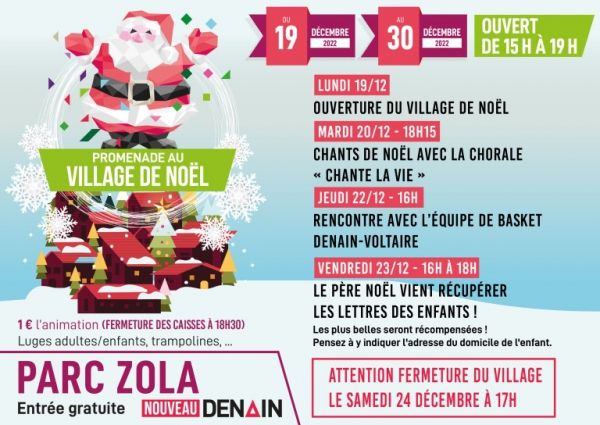 Programme Village de Noël