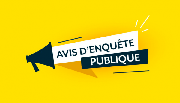 Visuel Avis enquête publique