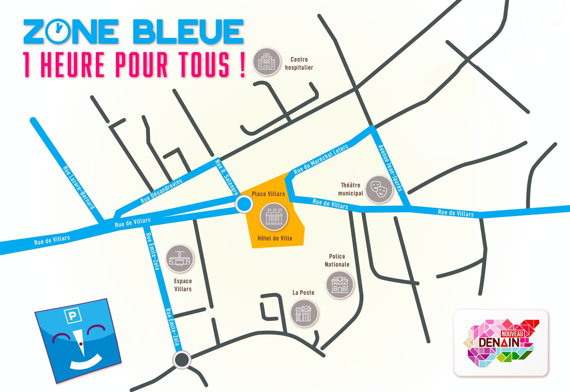 Zone bleue